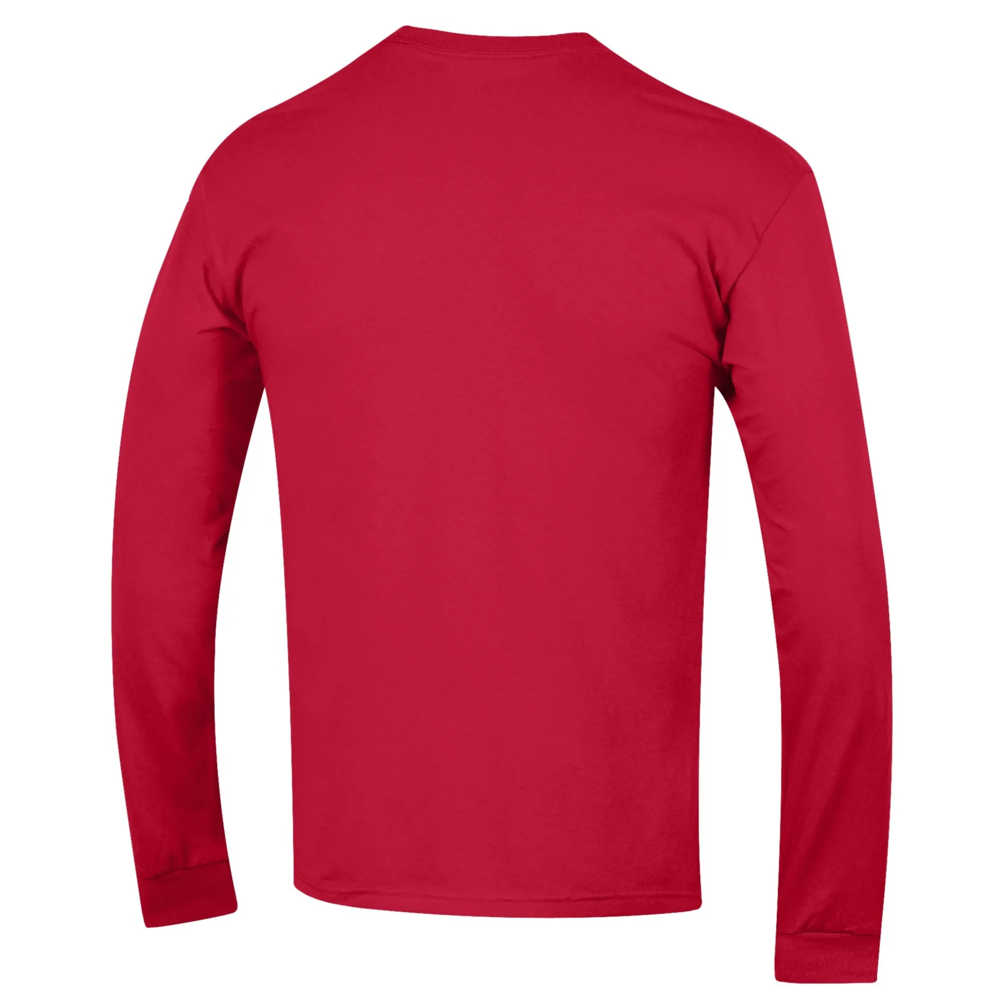 Men's Champion Red Georgia Bulldogs Basketball Icon Long Sleeve T-Shirt