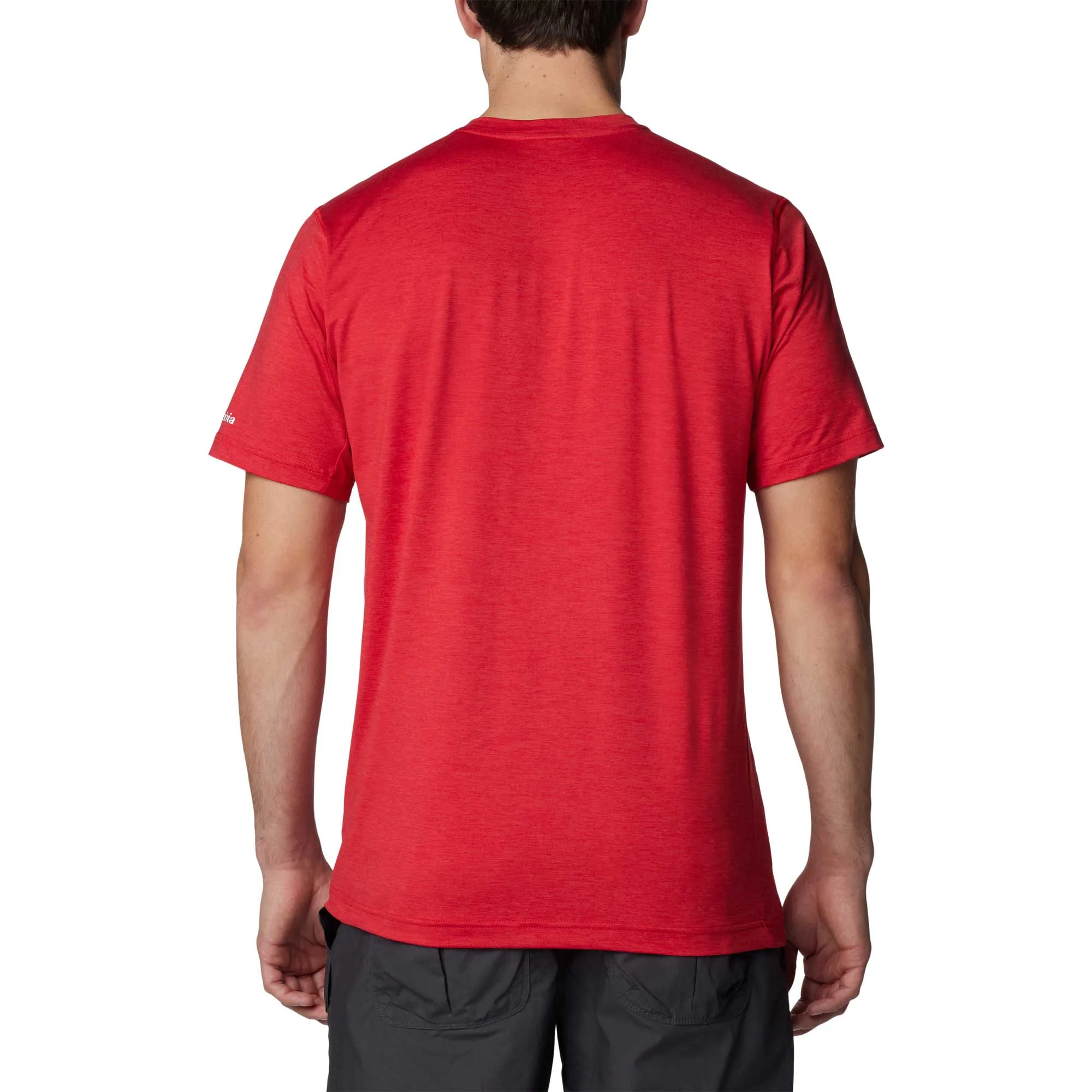 Men's Columbia Red Georgia Bulldogs Tech Trail Omni-Wick T-Shirt