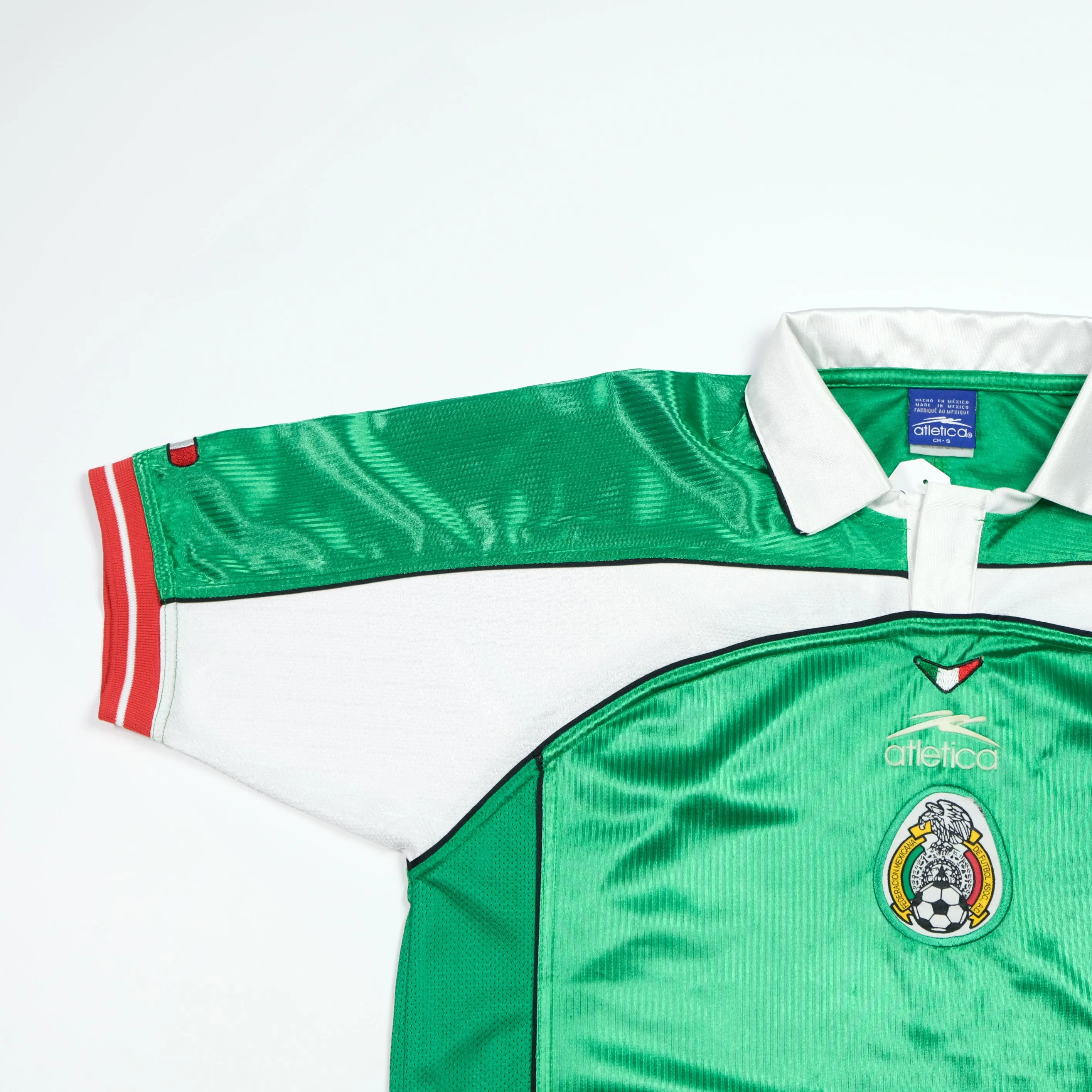 Mexico 2000/2001 Atletica Home Football Shirt Medium