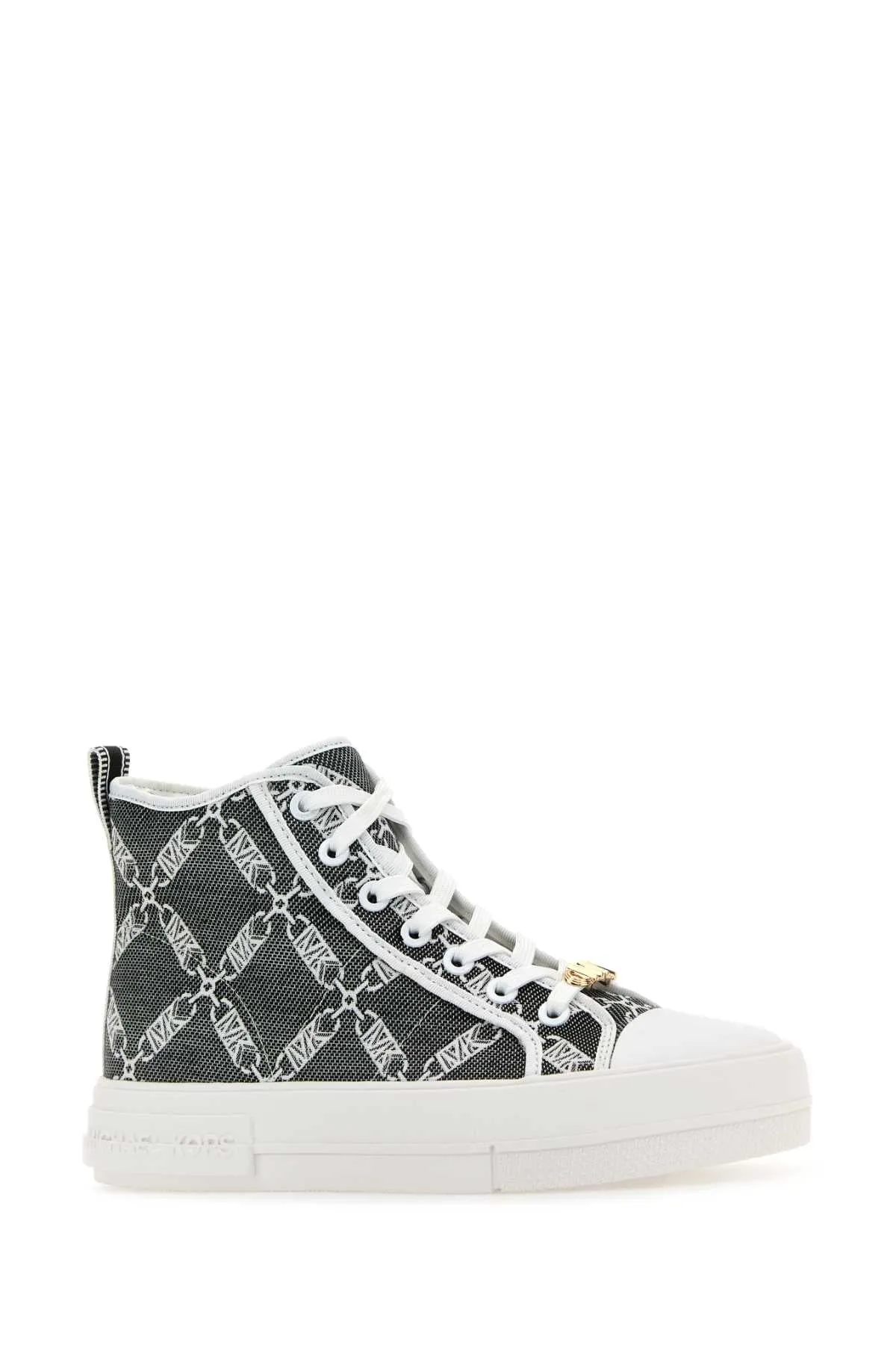 Michael By Michael Kors Embroidered Canvas Sneakers