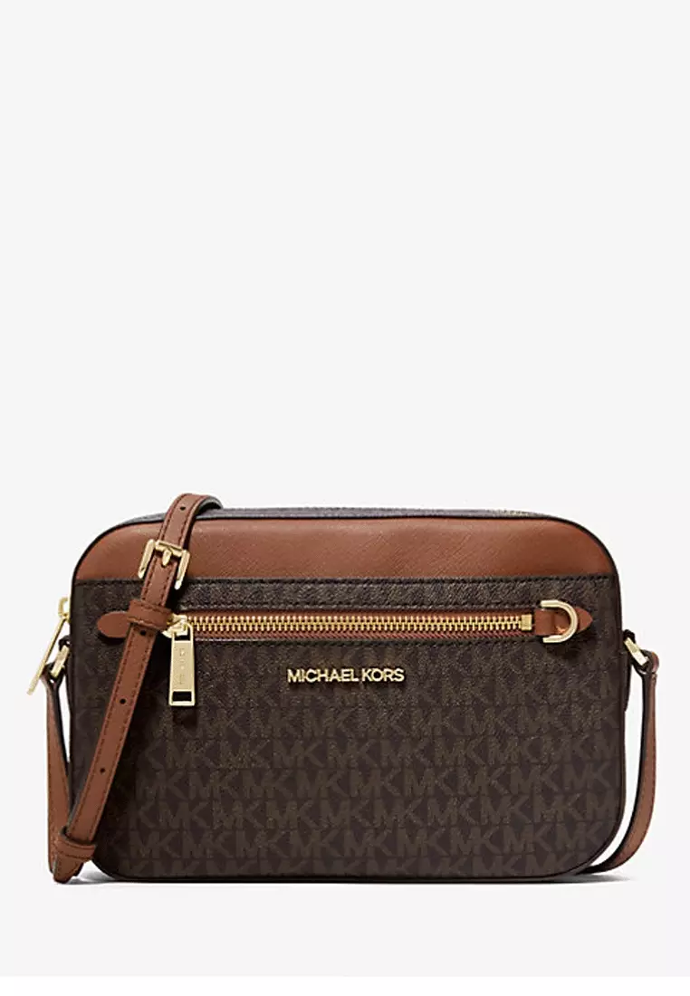 MICHAEL KORS Michael Kors Jet Set Large Logo Crossbody Bag