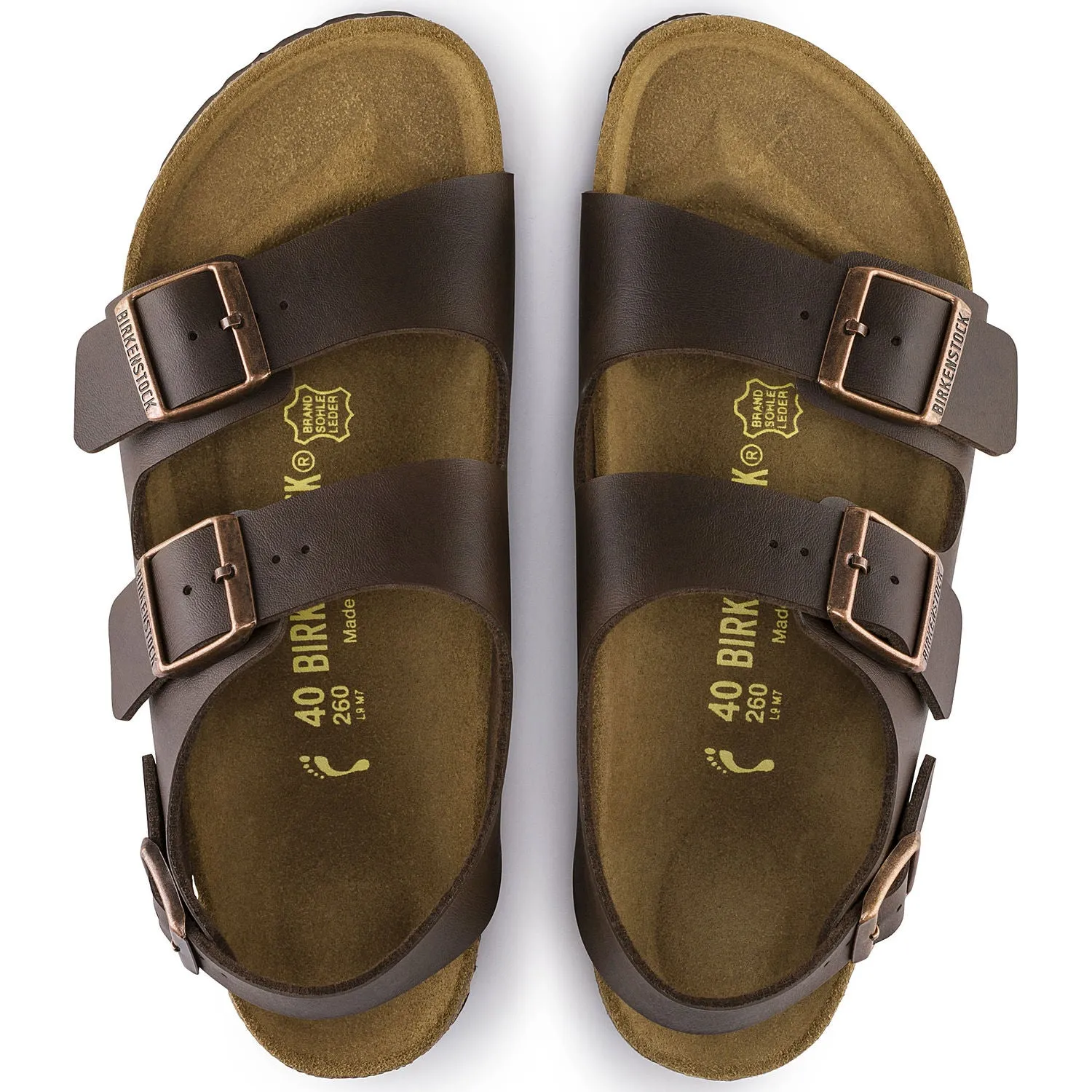  Milano Walking Sandal in Dark Brown  