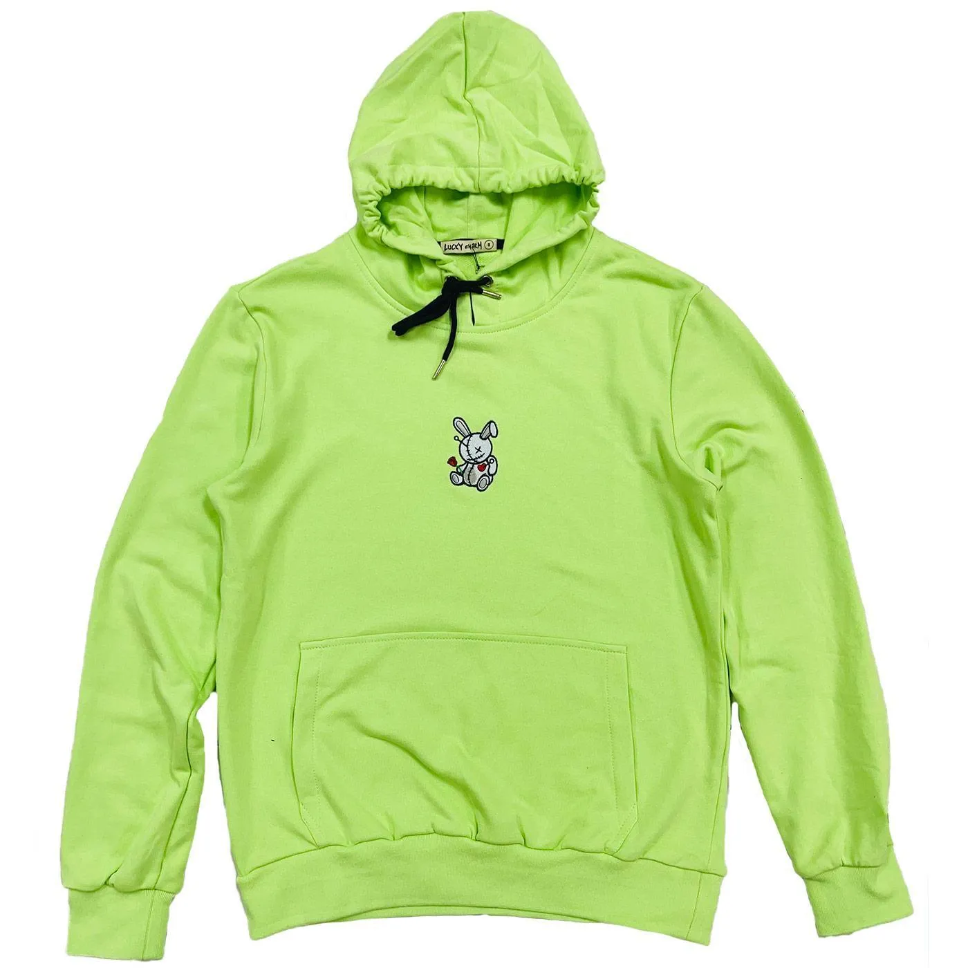 Mini Lucky Charm Pullover Hoodie (Pastel Lime)