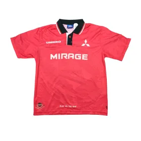 Mitsubishi Urawa Red Diamonds J-League Umbro 1996/1998 Home Football Shirt Large