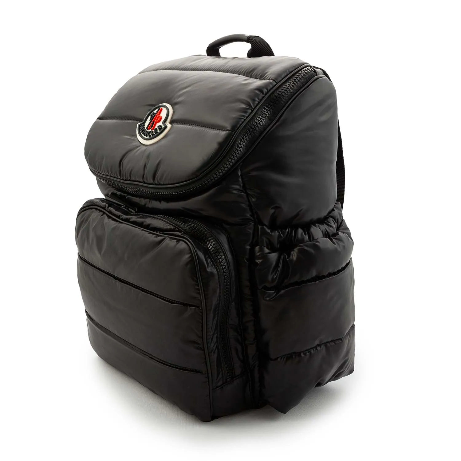 Moncler Black Quilted Nylon Changing Backpack