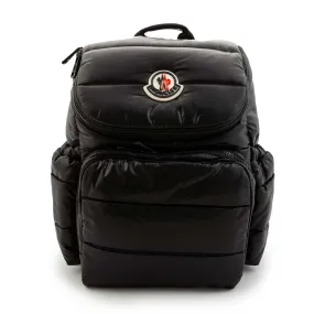 Moncler Black Quilted Nylon Changing Backpack