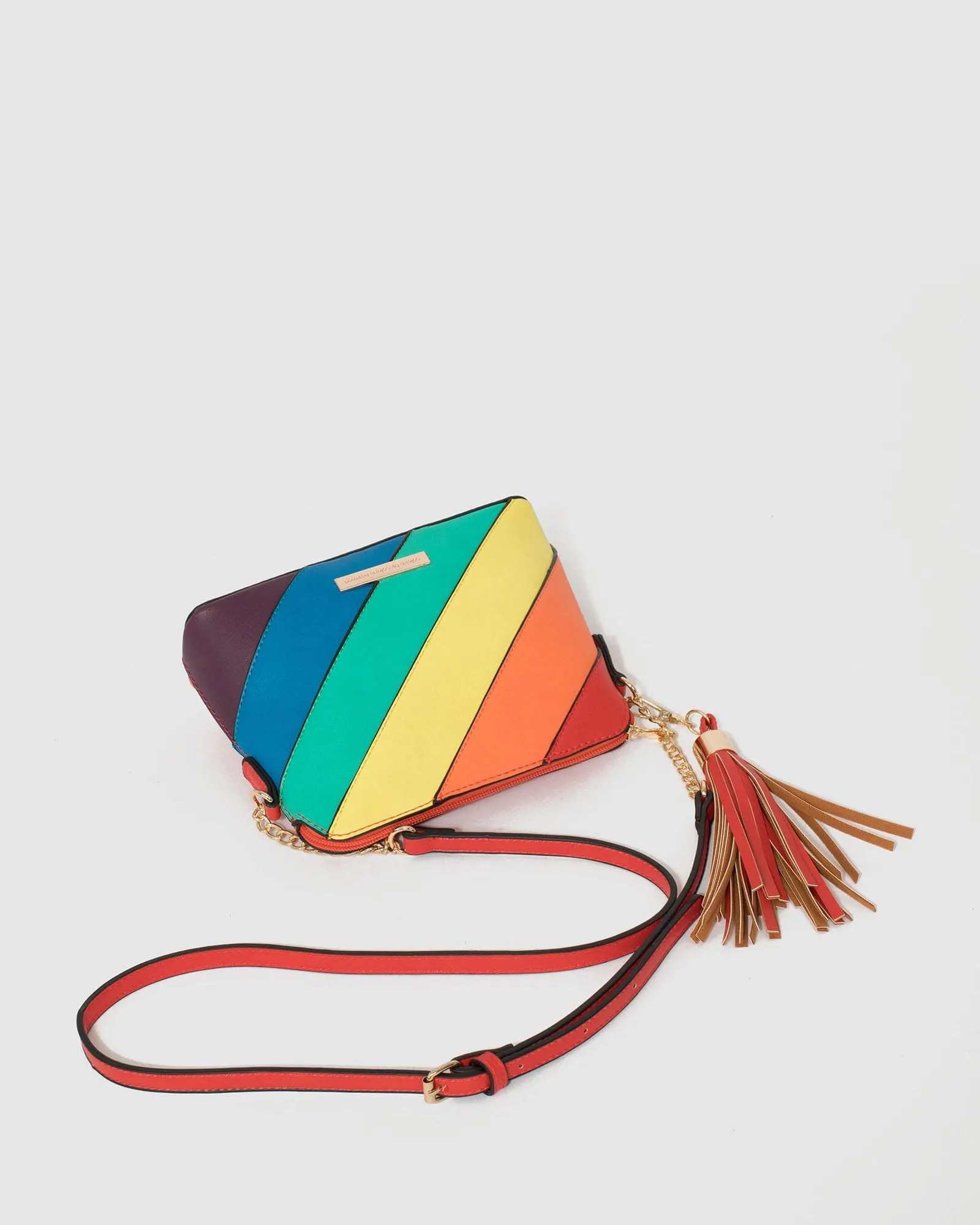 Multi Colour Karen Panel Crossbody Bag