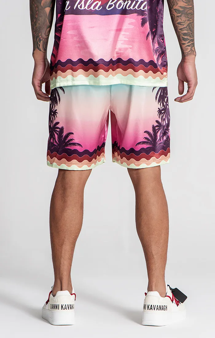 Multicolor Tropicana Shorts