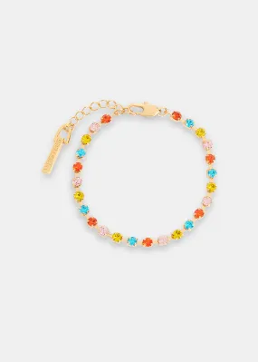 Multicolour Gem Tennis Bracelet