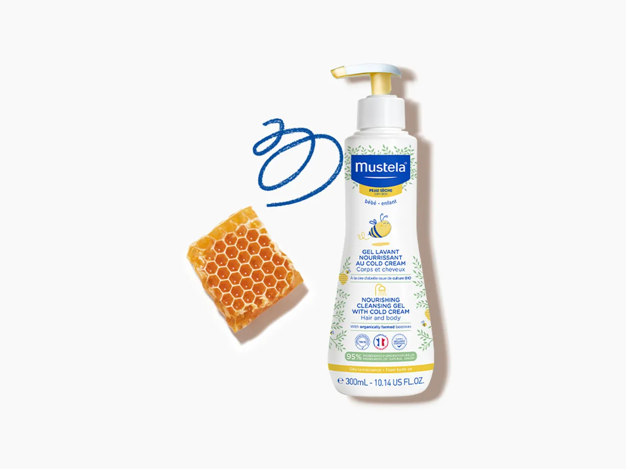 Mustela Nourishing Cleansing Body Gel with Cold Cream 300ml