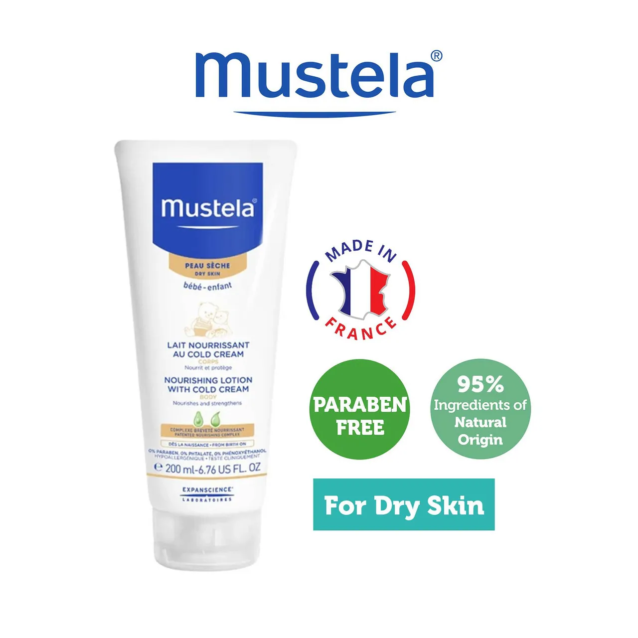 Mustela Nourishing Lotion With Cold Cream 200ML