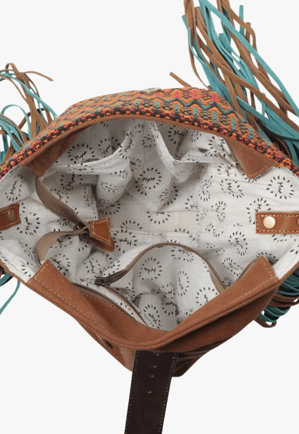 Myra Cornelian Flames Shoulder Bag