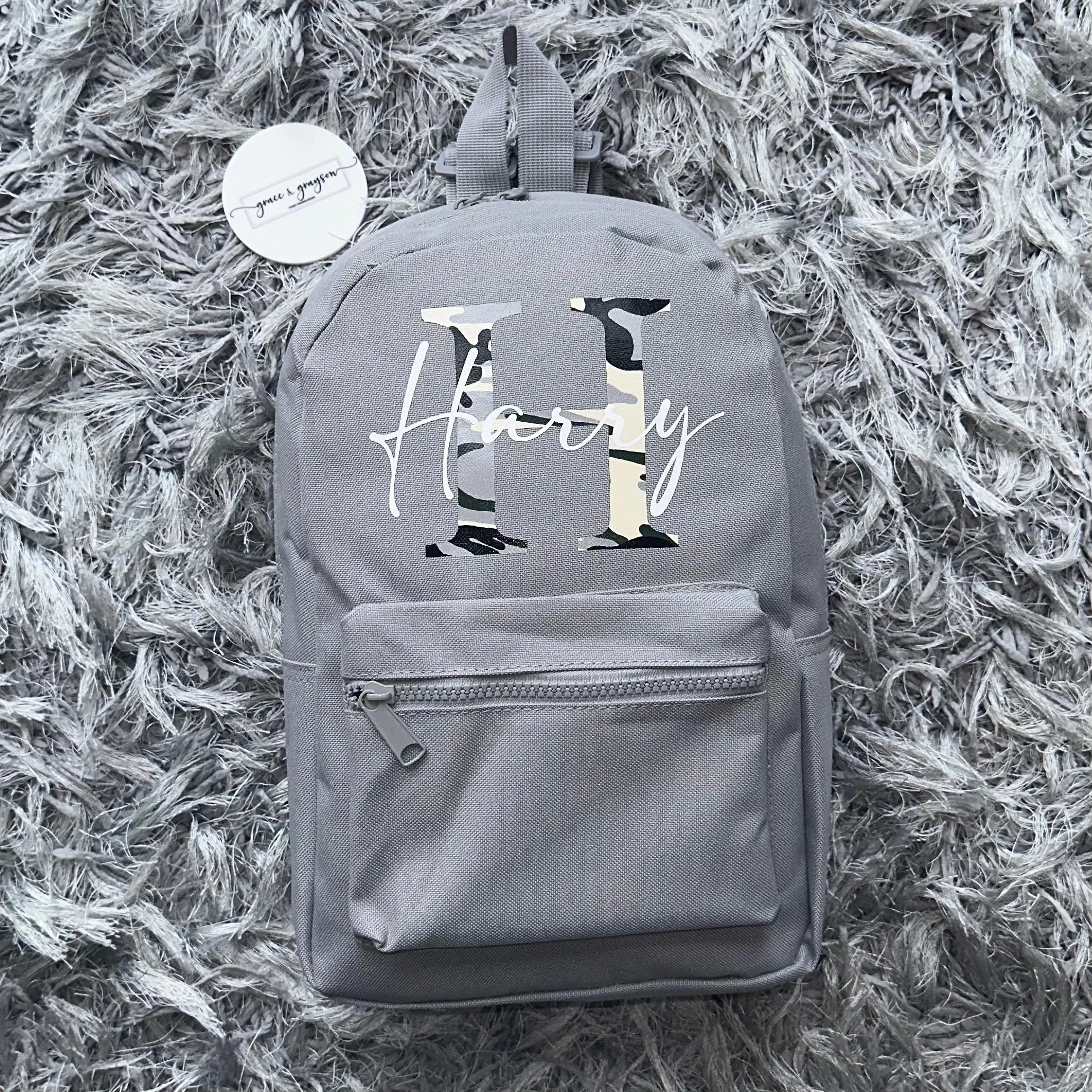 Name & Initial Backpack