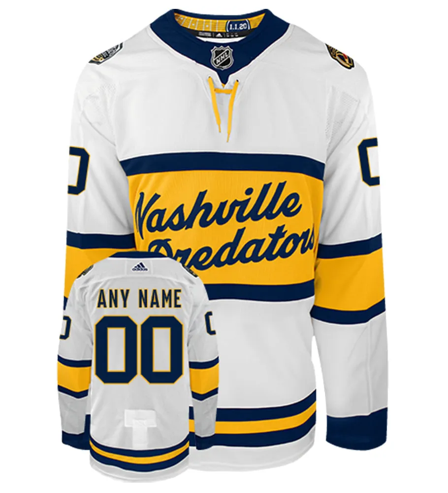 Nashville Predators Adidas 2020 Winter Classic Authentic NHL Hockey Jersey     
