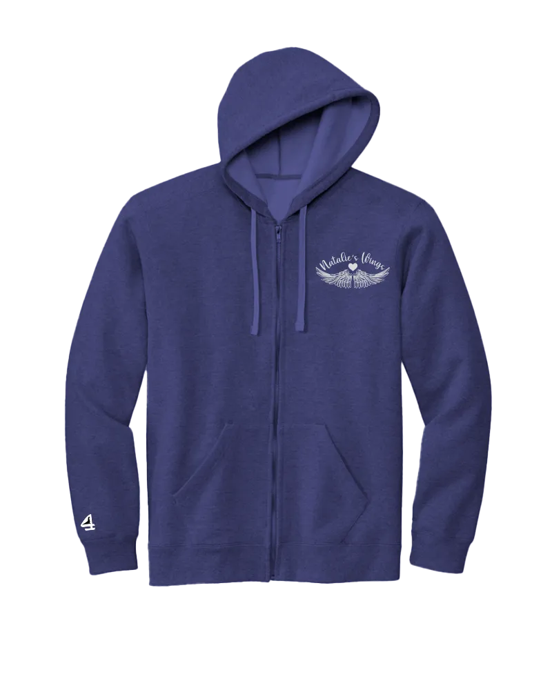 Natalie's Wings  Full Zip Hoodie