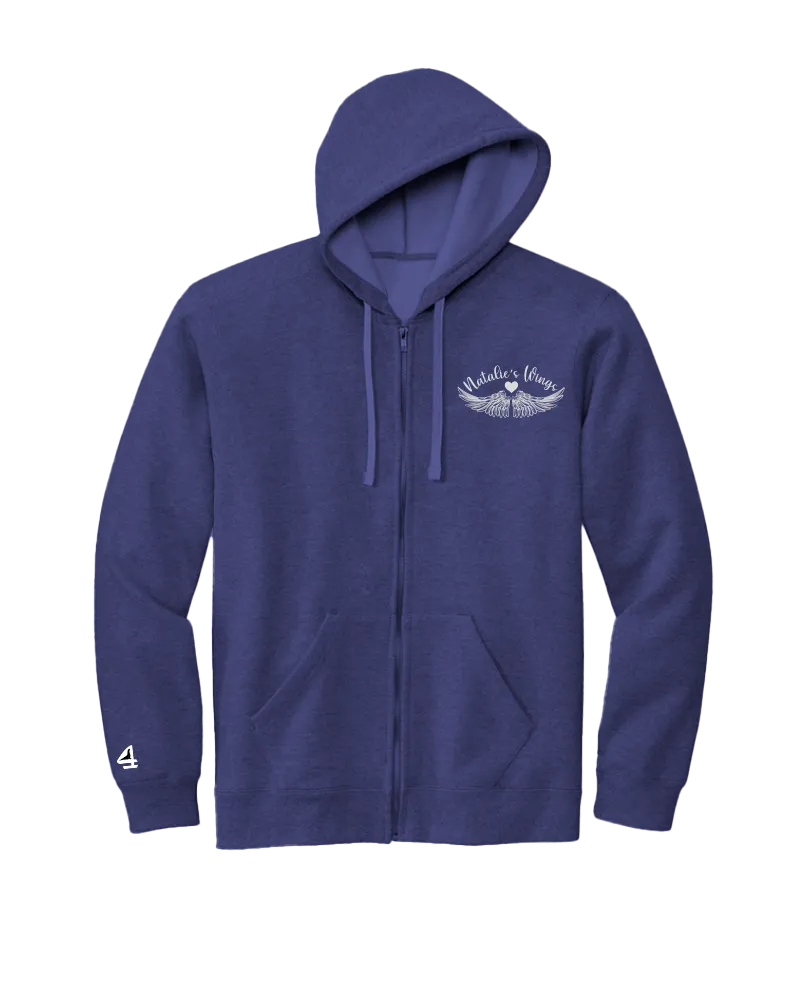 Natalie's Wings  Full Zip Hoodie