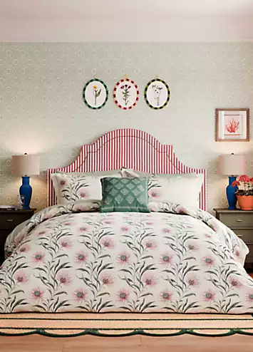 National Trust by Sanderson Catherinae 100% Cotton Percale 180 Thread Count Duvet Cover Set | Kaleidoscope