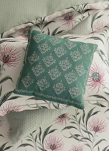 National Trust by Sanderson Catherinae 100% Cotton Percale 180 Thread Count Duvet Cover Set | Kaleidoscope
