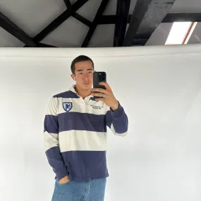 Navy Blue 90s Polo Ralph Lauren Cricket Club Sweatshirt (L)