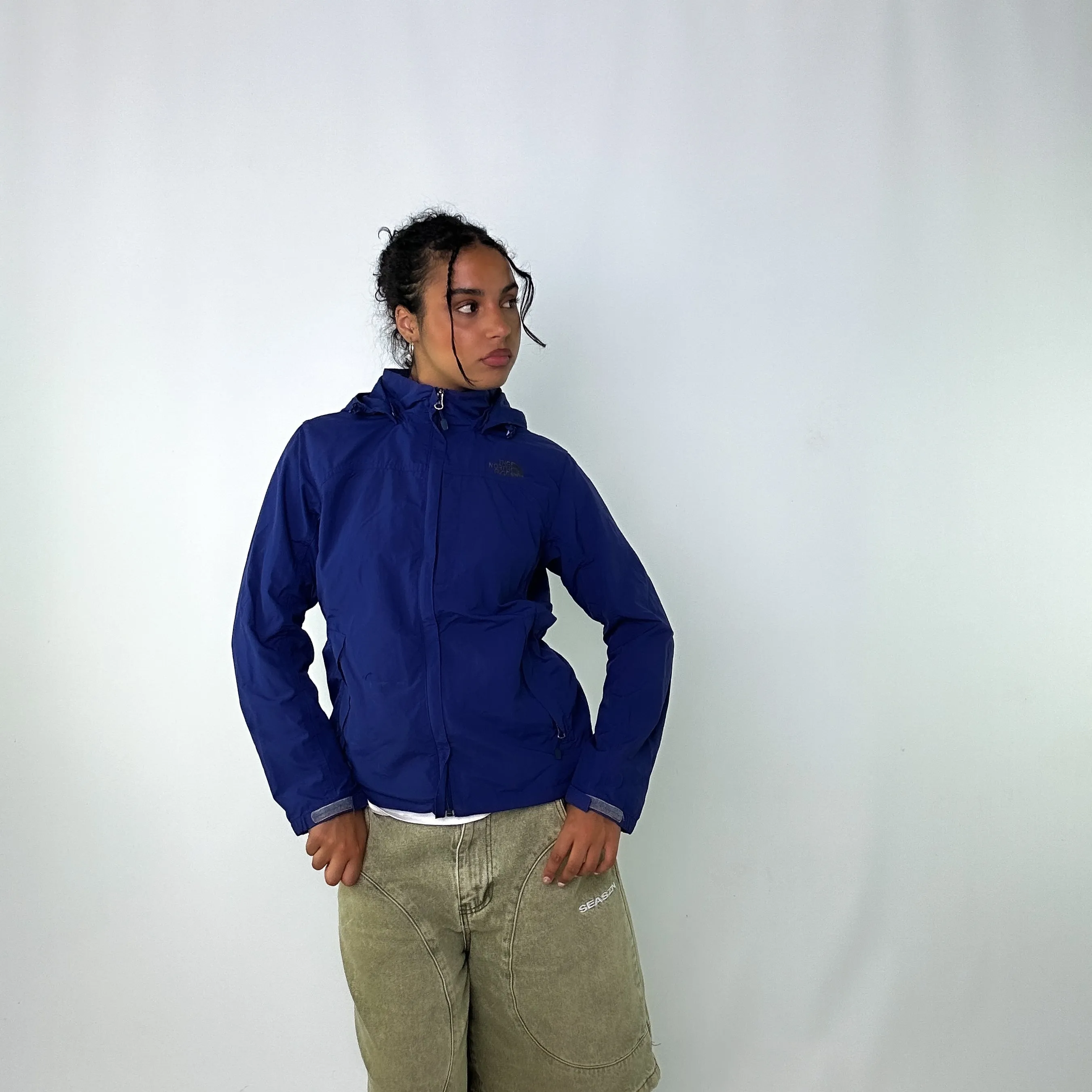 Navy Blue 90s The North Face Light Rain Jacket (L)