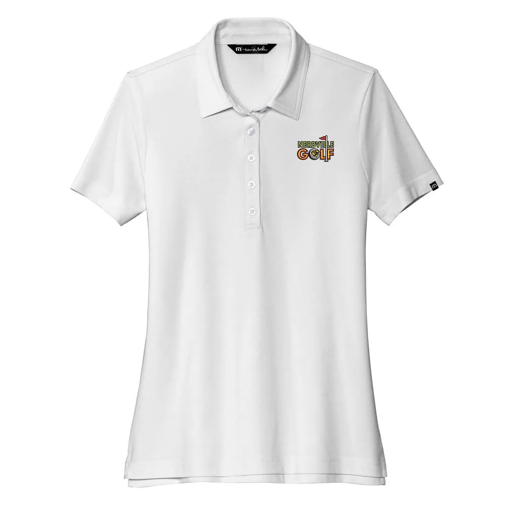 Nerdville Golf Logo TravisMathew Oceanside Solid Polo (Women)