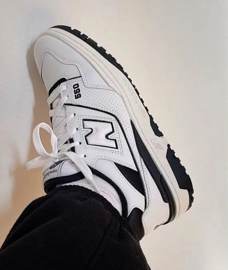 New Balance 550 White with Black