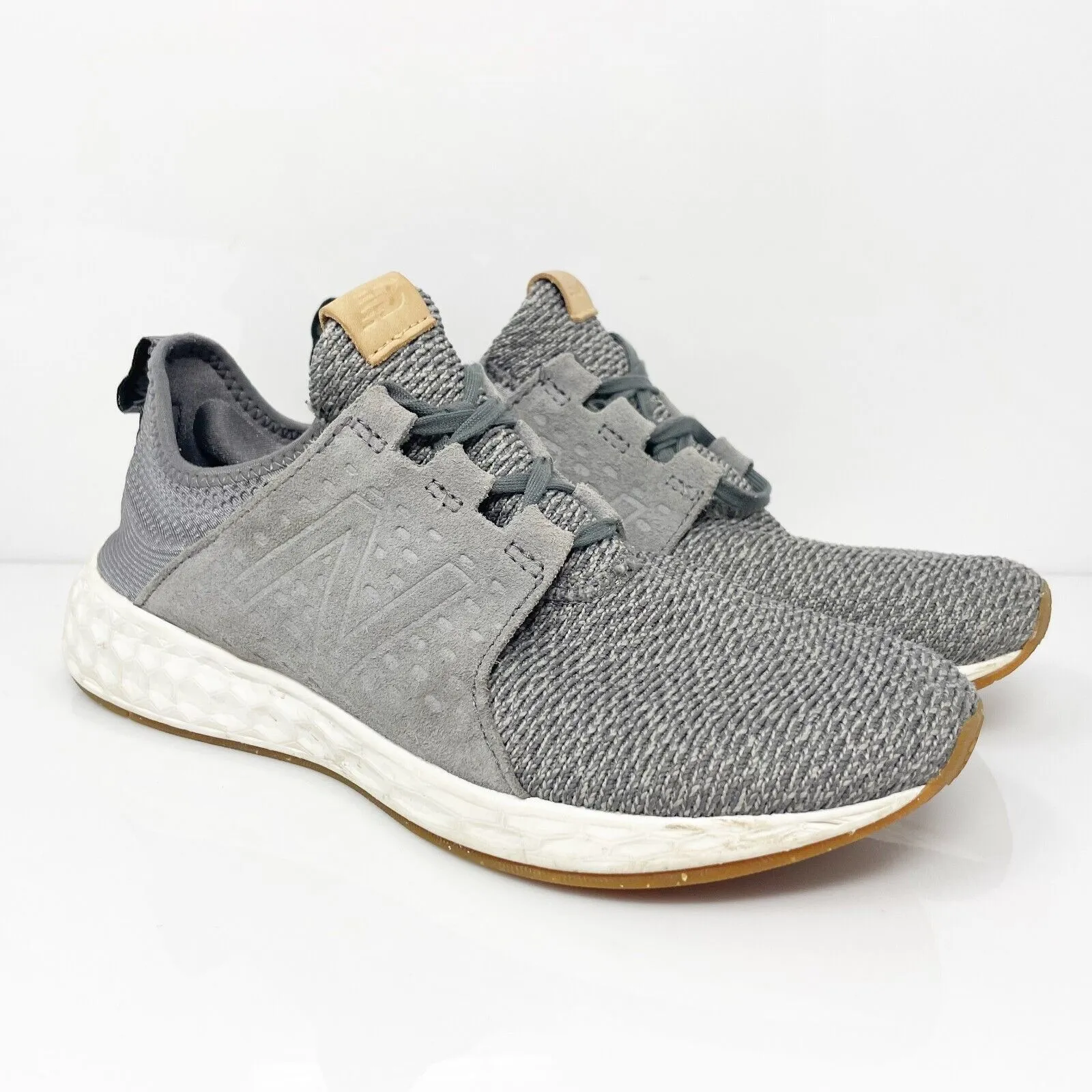 New Balance Mens Fresh Foam Cruz MCRZRRG Gray Running Shoes Sneakers Size 7.5 D