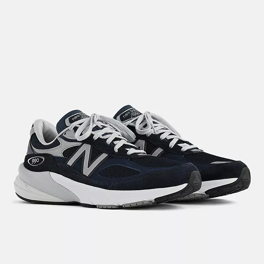 New Balance Men’s M990NV6 Navy with White