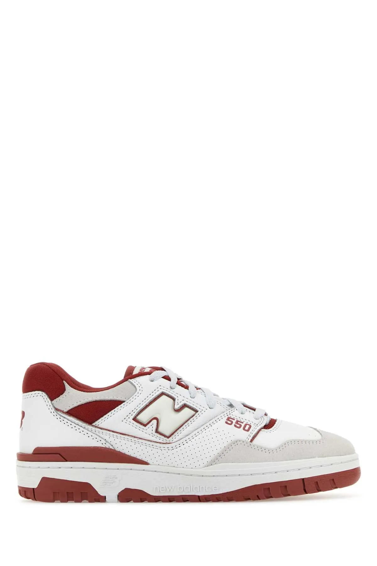 New Balance Two Tones Leather And Fabric 550 Sneakers