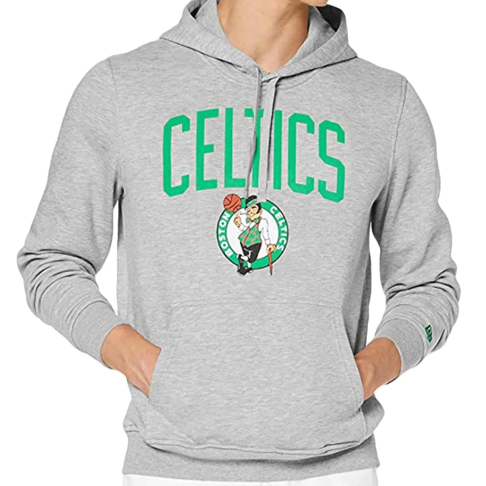 New Era Boston Celtics NBA Team Hoodie - Grey