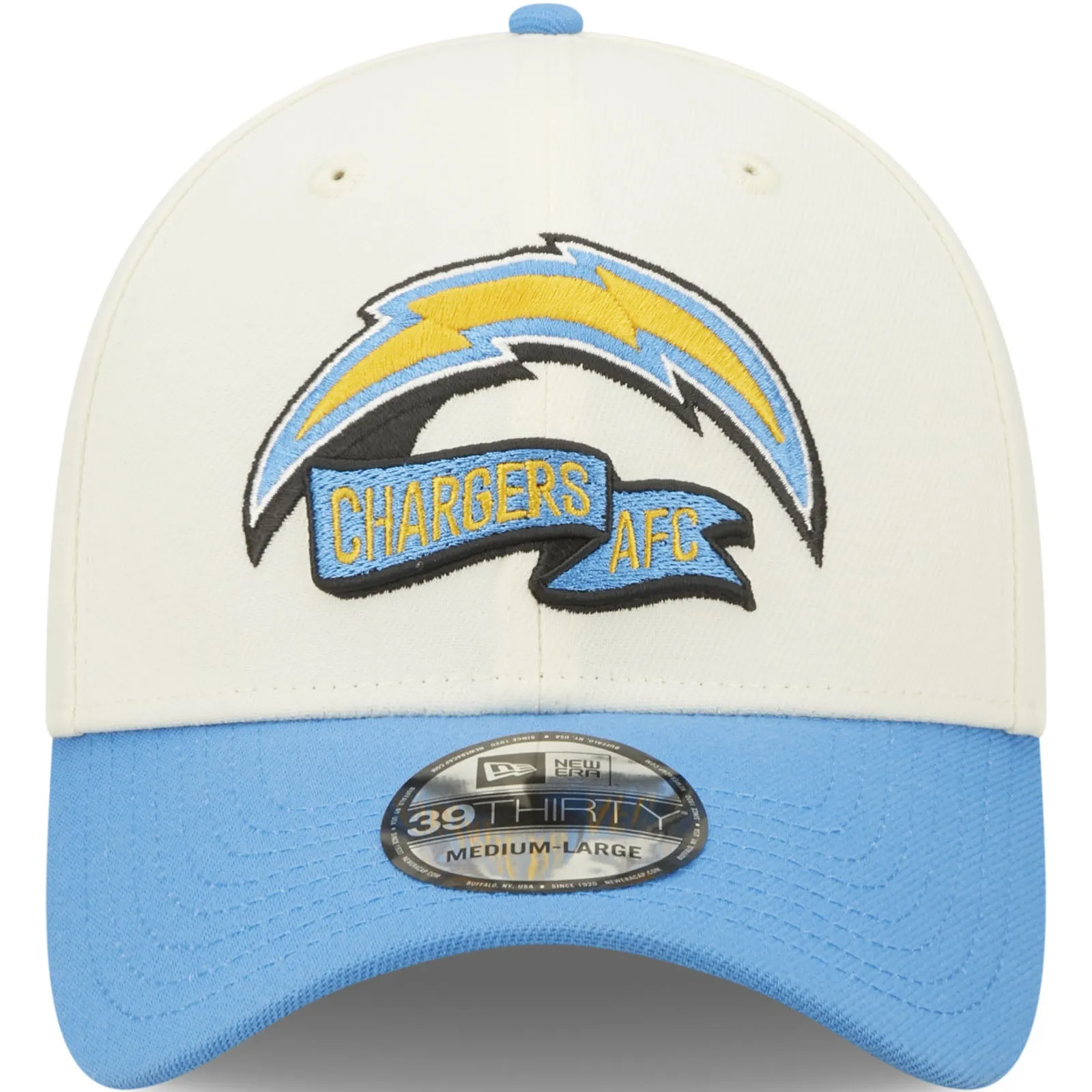 New Era Los Angeles Chargers NFL 39THIRTY Sideline 2022 Baseball Cap - White