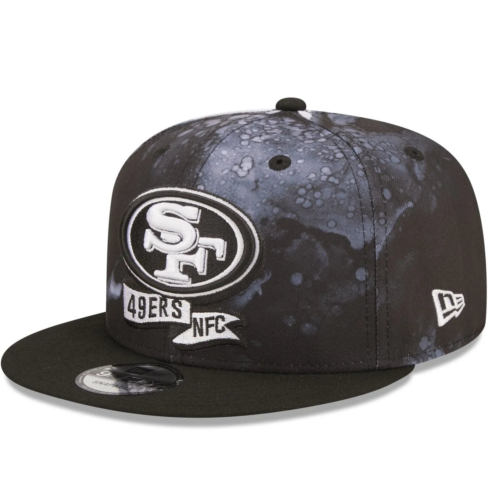 New Era San Francisco 49ers NFL 9FIFTY 2022 Sideline Ink Baseball Cap Black