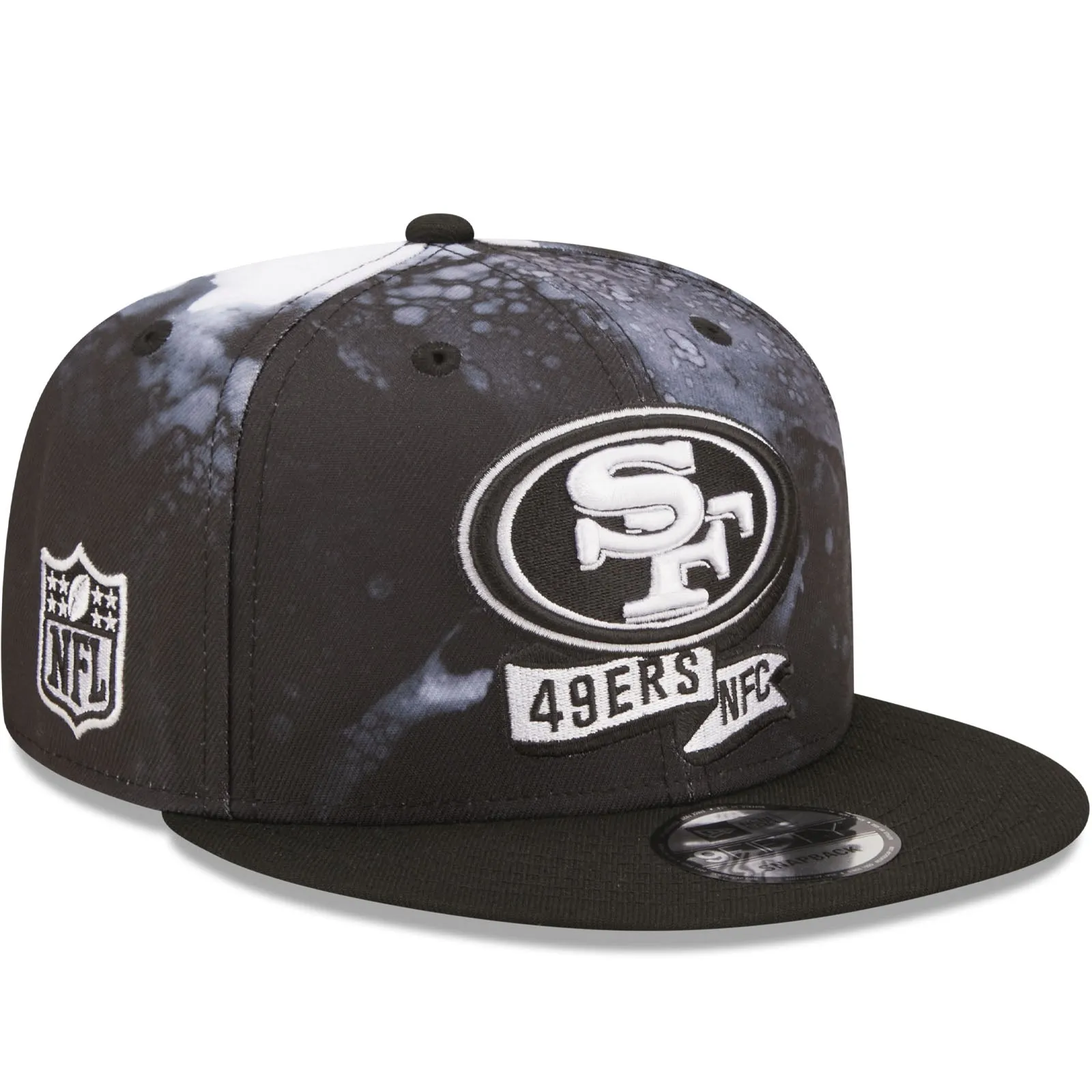 New Era San Francisco 49ers NFL 9FIFTY 2022 Sideline Ink Baseball Cap Black