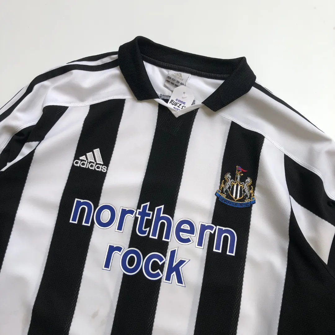 Newcastle Original 2003/2005 Adidas Home Football Shirt Large