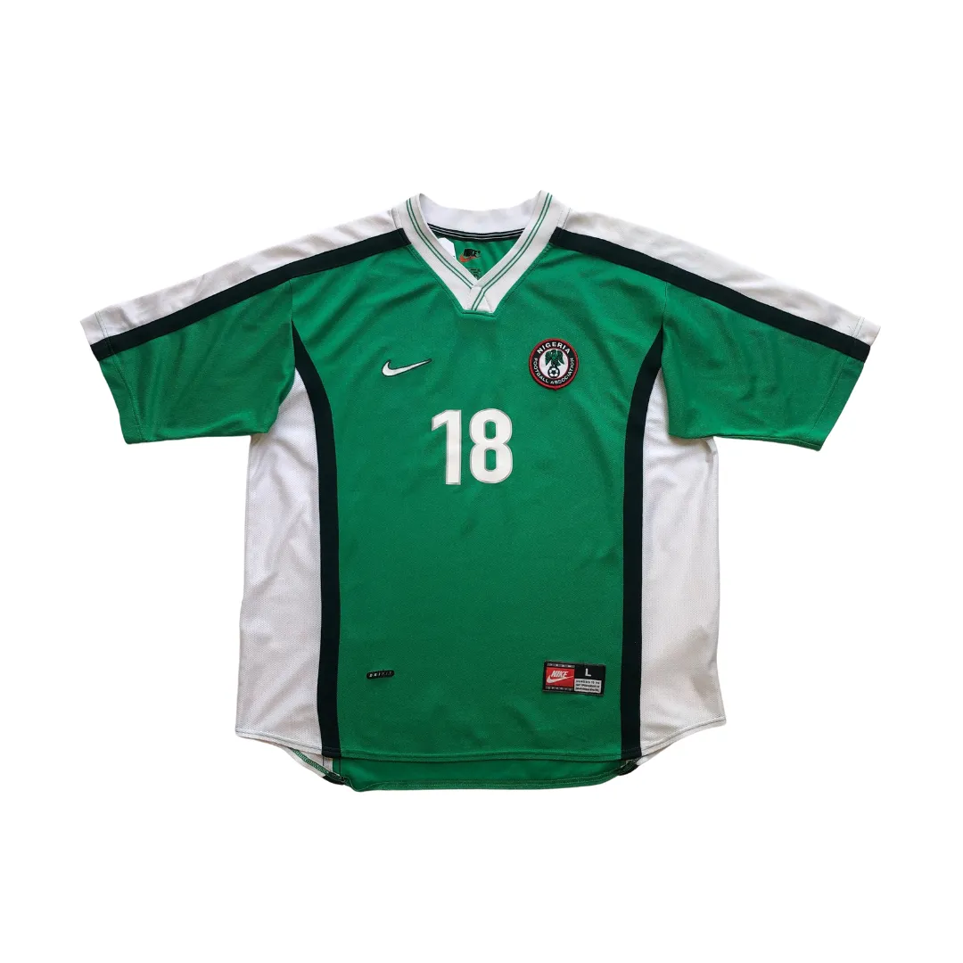 Nigeria 1998/1999 Original Home Football Shirt Nike Large