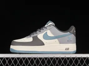 Nike Air Force 1 07 Low Dark Grey White Blue CJ0304-013