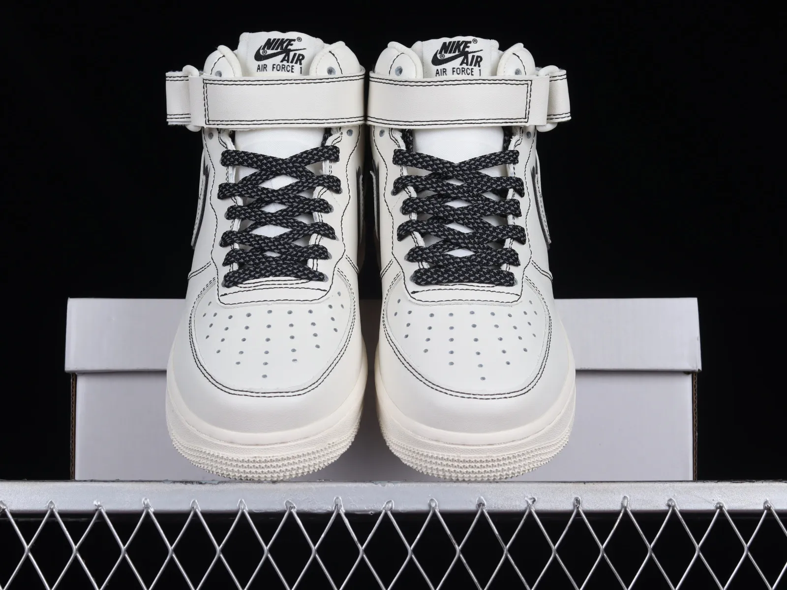 Nike Air Force 1 07 Mid White Black BY6899-693