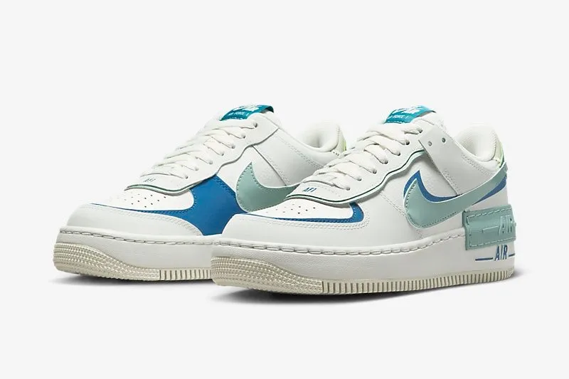 Nike Air Force 1 Shadow Summit White Mineral Industrial Blue DZ1847-101