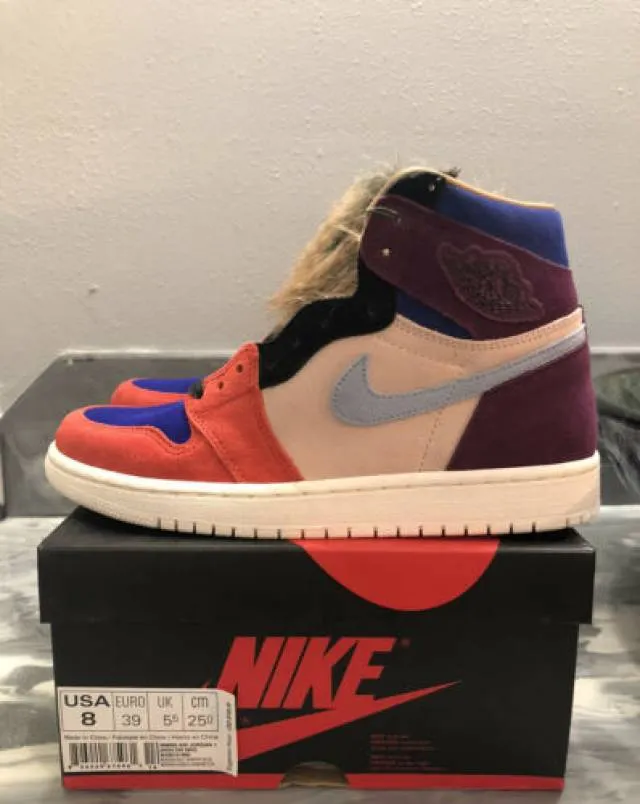 Nike air jordan 1 retro high aleali may court lux women’s 8
