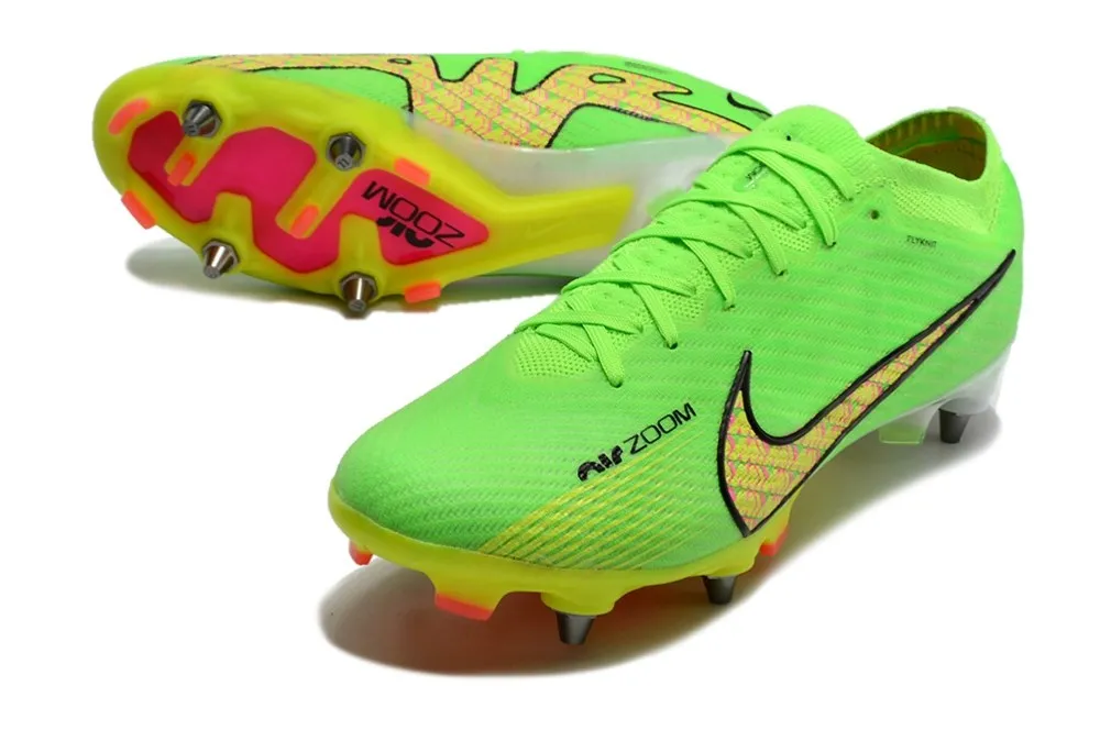 Nike Air Zoom Mercurial Vapor 15 Elite SG-Pro - Green/Black/Laser Pink