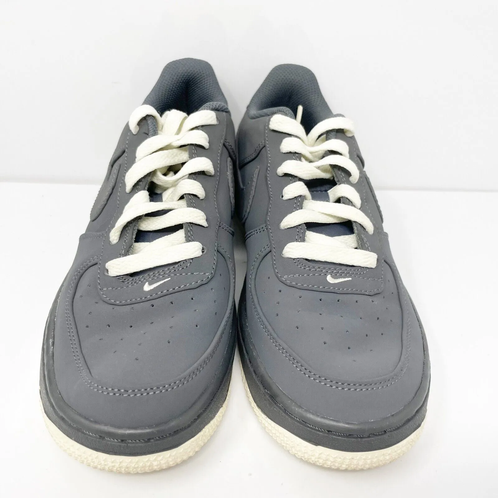 Nike Boys Air Force 1 596728-030 Gray Casual Shoes Sneakers Size 5Y