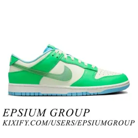 Nike dunk low (green shock/ aquarius blue/ sail/ vapor green) men us 8-13 fz4015-399