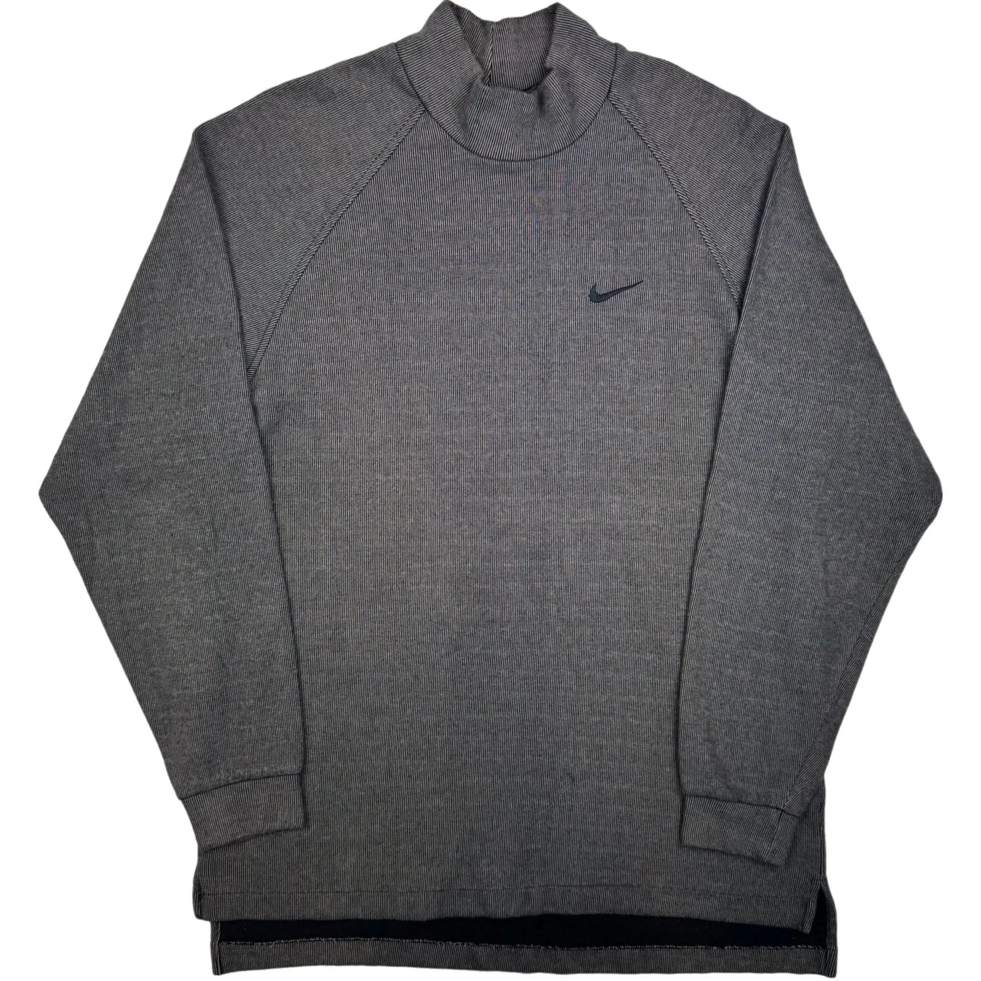 Nike Golf Mock Neck Embroidered Sweatshirt Grey