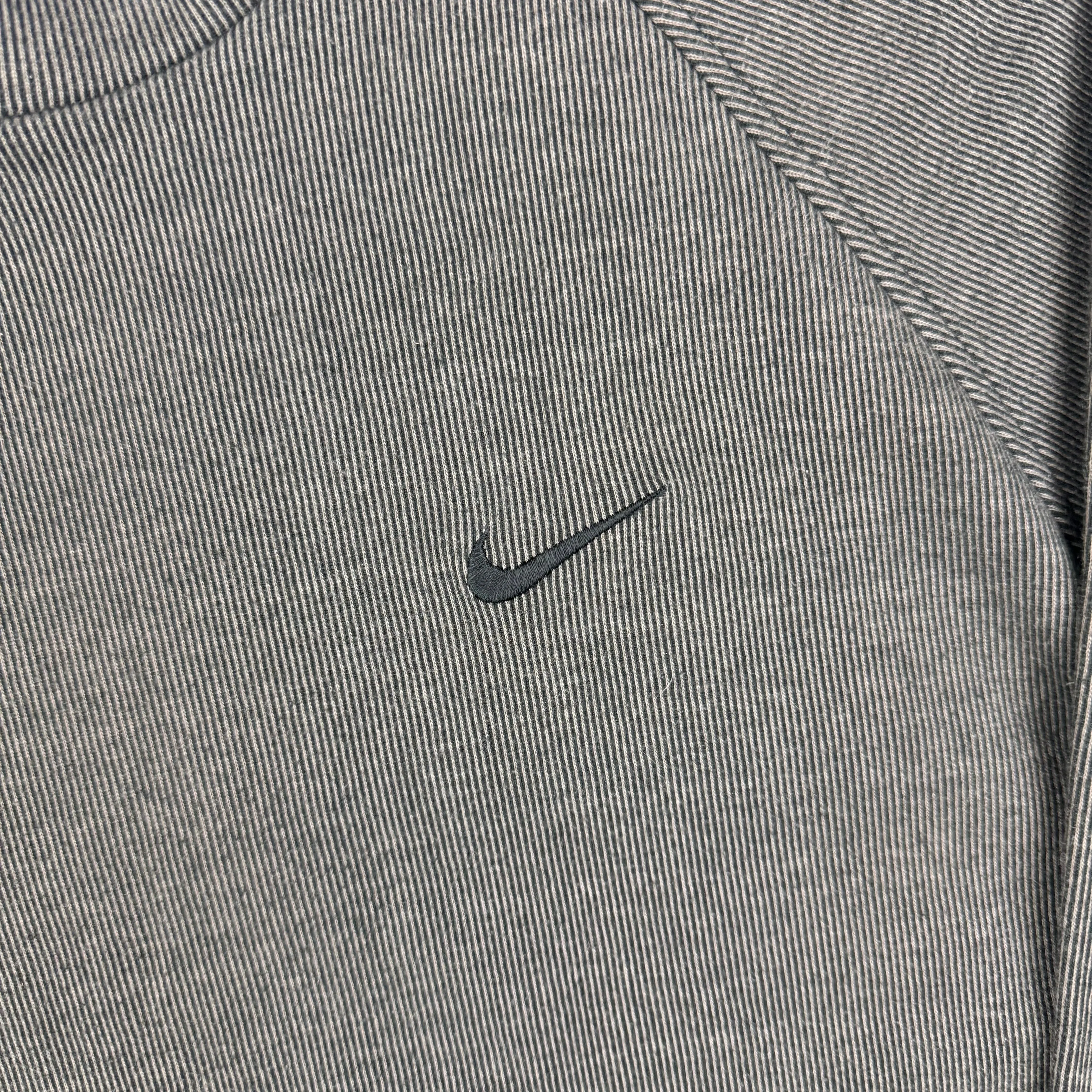 Nike Golf Mock Neck Embroidered Sweatshirt Grey