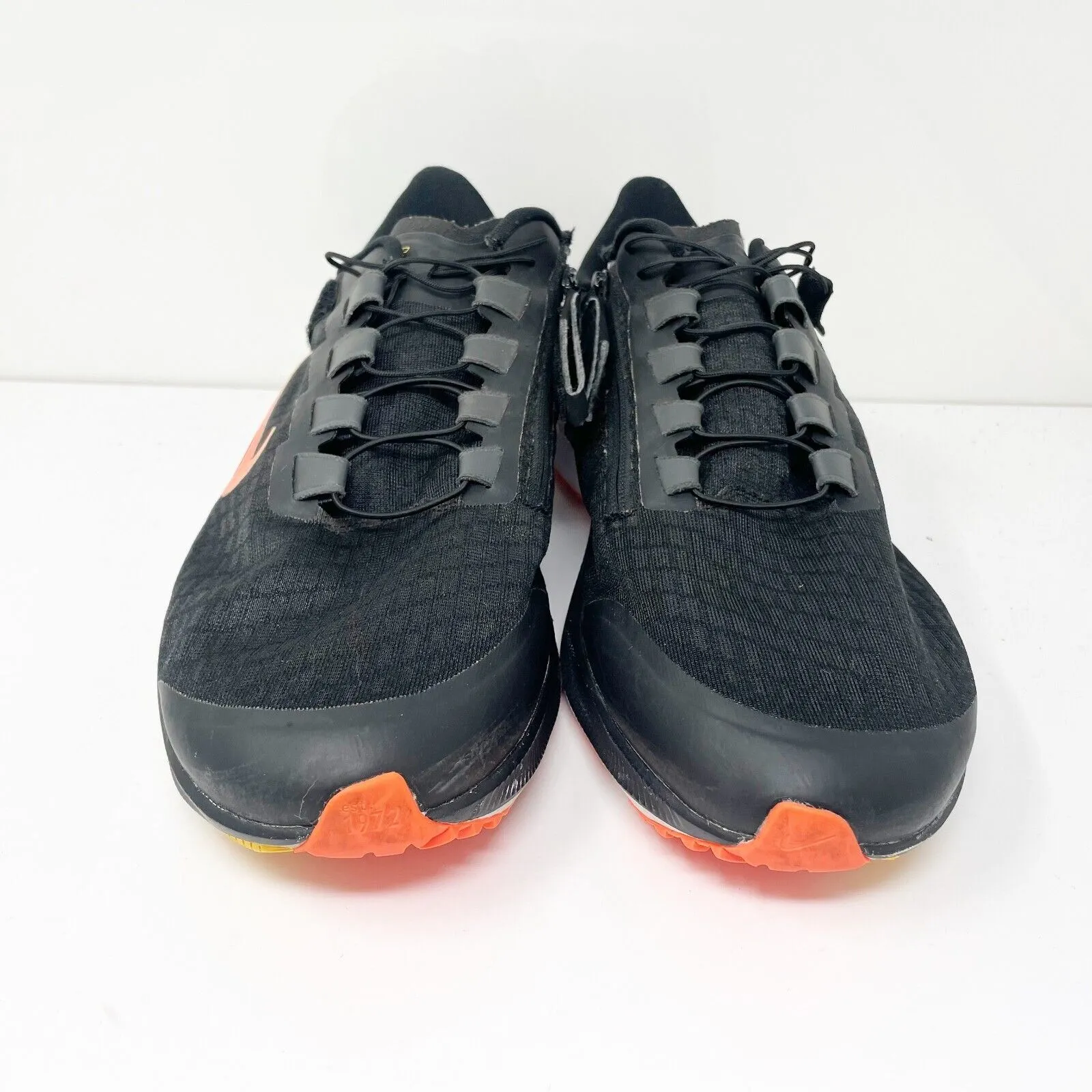 Nike Mens Air Zoom Pegasus 37 FlyEase CK8446 Black Running Shoes Sneakers 12.5