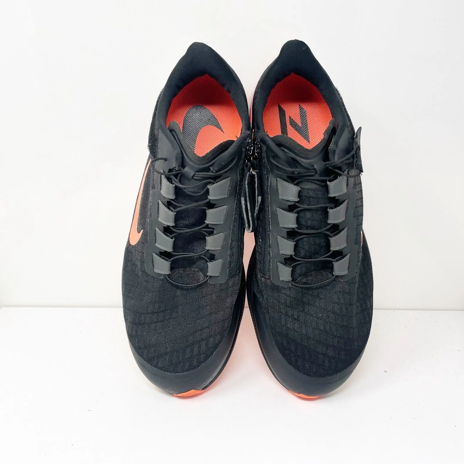 Nike Mens Air Zoom Pegasus 37 FlyEase CK8446 Black Running Shoes Sneakers 12.5