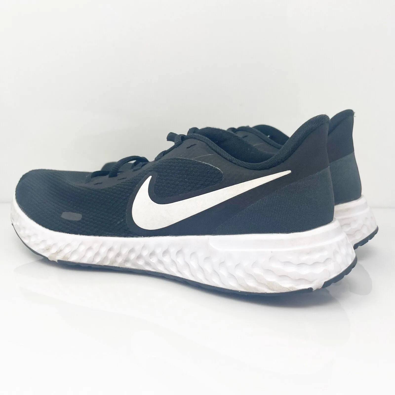 Nike Mens Revolution 5 BQ3204-002 Black Running Shoes Sneakers Size 8