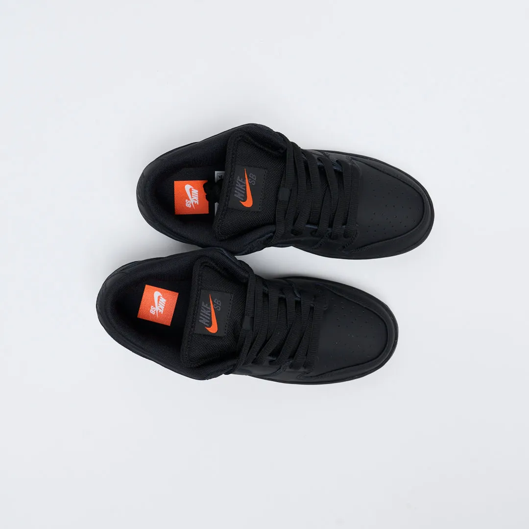 Nike SB - Dunk Low Pro ISO Orange Label (Black/Black-Black)