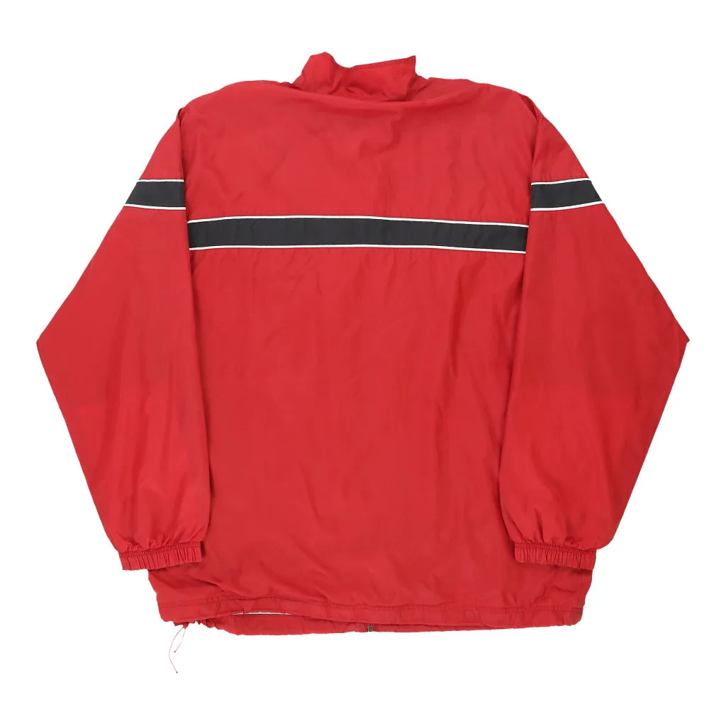 Nike Track Jacket - XL Red Nylon