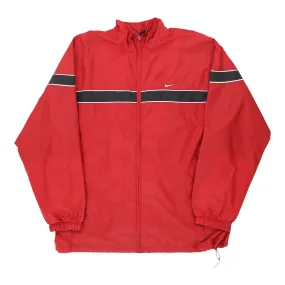 Nike Track Jacket - XL Red Nylon